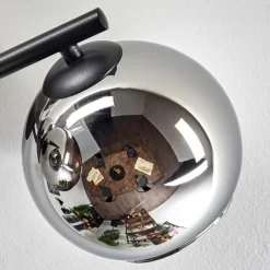 hofstein Koyoto Plafonnier, Boule lumineuse Chrome, Fumé, 3 lumières