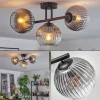 hofstein Koyoto Plafonnier, Boule lumineuse Clair, Fumé, 3 lumières