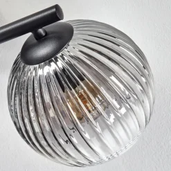 hofstein Koyoto Plafonnier, Boule lumineuse Clair, Fumé, 3 lumières