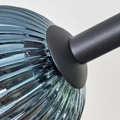 hofstein Koyoto Plafonnier, Boule lumineuse Bleu, Vert, Cuivré, 8 lumières