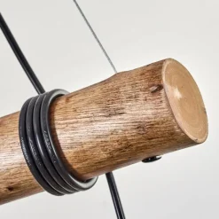 hofstein Koyoto Suspension, Boule lumineuse, Suspension Écru, Noir, 4 lumières