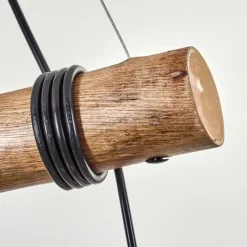 hofstein Koyoto Suspension, Boule lumineuse, Suspension Écru, Noir, 4 lumières