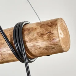 Lampes Dorées-hofstein Koyoto Suspension, Boule lumineuse, Suspension Écru, Noir, 5 lumières