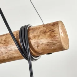 hofstein Koyoto Suspension, Boule lumineuse, Suspension Écru, Noir, 5 lumières