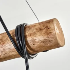 hofstein Koyoto Suspension, Boule lumineuse, Suspension Écru, Noir, 5 lumières