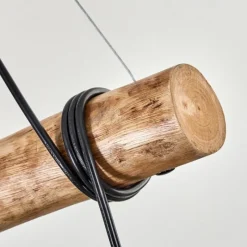 hofstein Koyoto Suspension, Boule lumineuse, Suspension Écru, Noir, 5 lumières