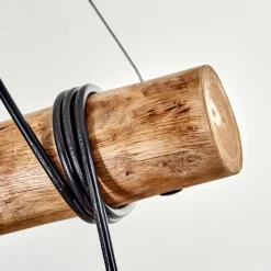 hofstein Koyoto Suspension, Boule lumineuse, Suspension Écru, Noir, 5 lumières