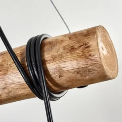 hofstein Koyoto Suspension, Boule lumineuse, Suspension Écru, Noir, 5 lumières