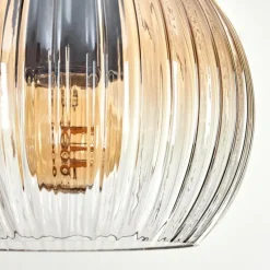 hofstein Koyoto Suspension, Boule lumineuse, Suspension Écru, Noir, 5 lumières