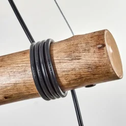 hofstein Koyoto Suspension, Boule lumineuse, Suspension Écru, Noir, 4 lumières