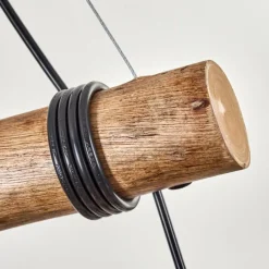 hofstein Koyoto Suspension, Boule lumineuse, Suspension Écru, Noir, 4 lumières