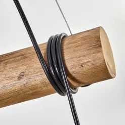 Lampes Dorées-hofstein Koyoto Suspension, Boule lumineuse, Suspension Écru, Noir, 3 lumières