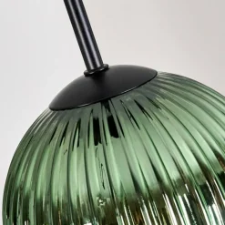 hofstein Koyoto Suspension, Boule lumineuse, Suspension Noir, 3 lumières