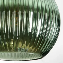 Lampes Dorées-hofstein Koyoto Suspension, Boule lumineuse, Suspension Bleu, Or, Vert, Cuivré, 4 lumières