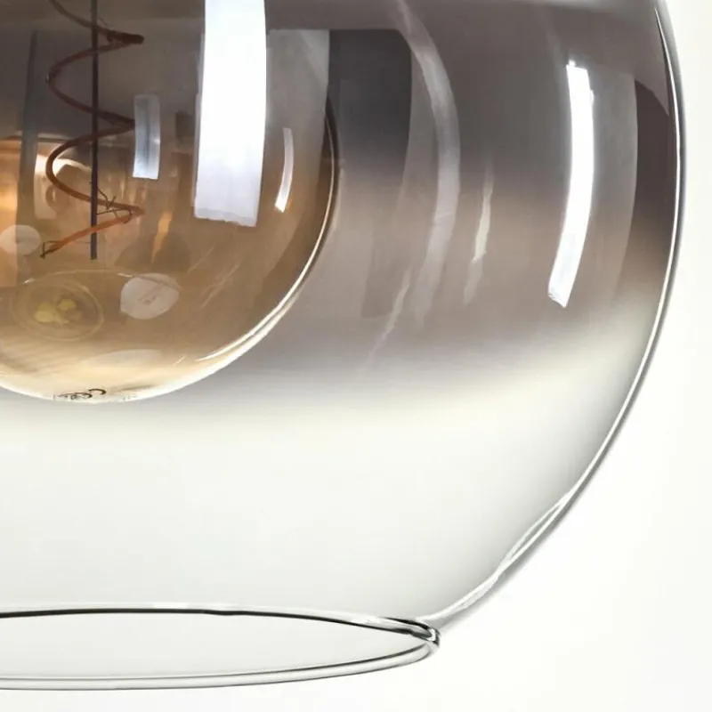 Lampes Dorées-hofstein Koyoto Suspension, Boule lumineuse, Suspension Or, Noir, 1 lumière