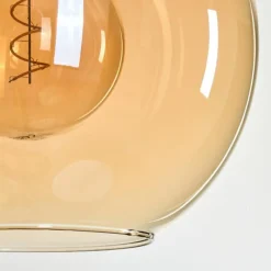 hofstein Koyoto Suspension, Boule lumineuse, Suspension Or, Noir, 1 lumière