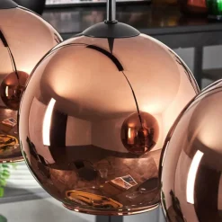 hofstein Koyoto Suspension Cuivré, 4 lumières