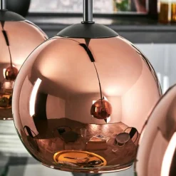 hofstein Koyoto Suspension Cuivré, 3 lumières