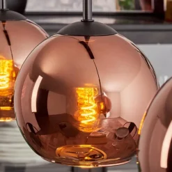 hofstein Koyoto Suspension Cuivré, 3 lumières