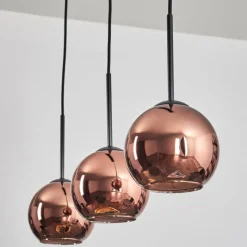 hofstein Koyoto Suspension Cuivré, 3 lumières