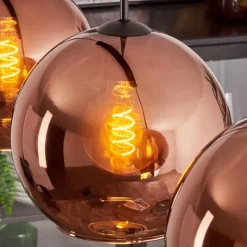 hofstein Koyoto Suspension Noir, 3 lumières