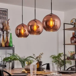 hofstein Koyoto Suspension Noir, 3 lumières