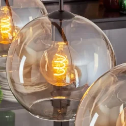 hofstein Koyoto Suspension Noir, 3 lumières