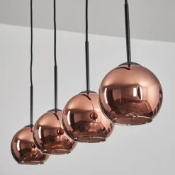 hofstein Koyoto Suspension Noir, 4 lumières