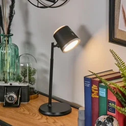 hofstein Krumstorp Lampe à poser, Applique murale, Liseuse LED Noir, 1 lumière