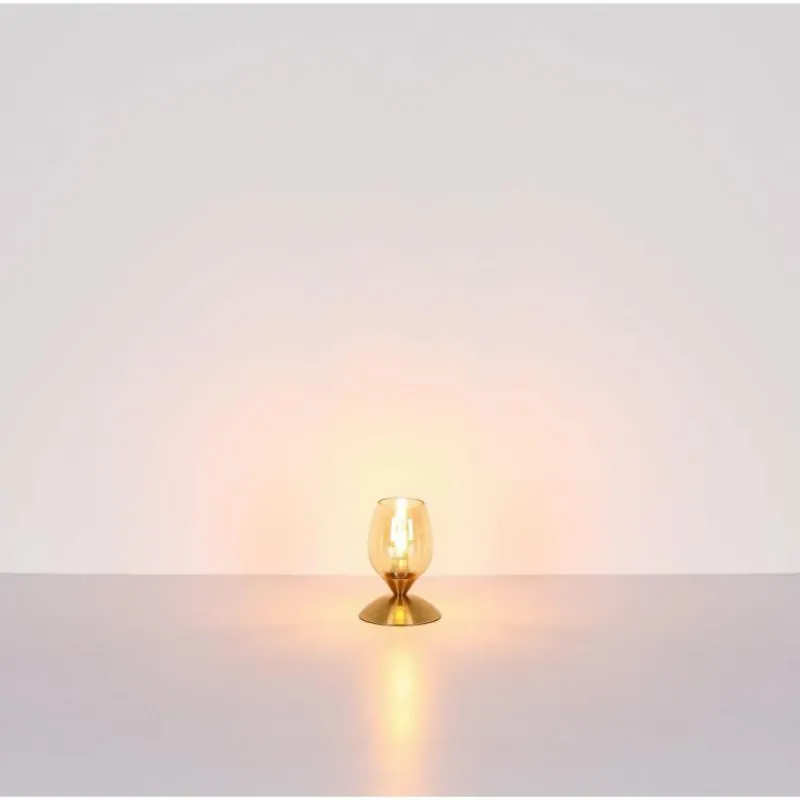 Suspension Verre Fumé-Luminaires Globo Lighting Kuwaita Lampe à poser Noir, 1 lumière