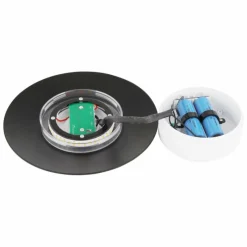 Luminaires Globo Lighting Kyler Lampe à poser LED Gris, 1 lumière