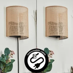 Luminaires Scandinaves-hofstein Labrujo Luminaire Up & Down, Applique murale Noir, 1 lumière