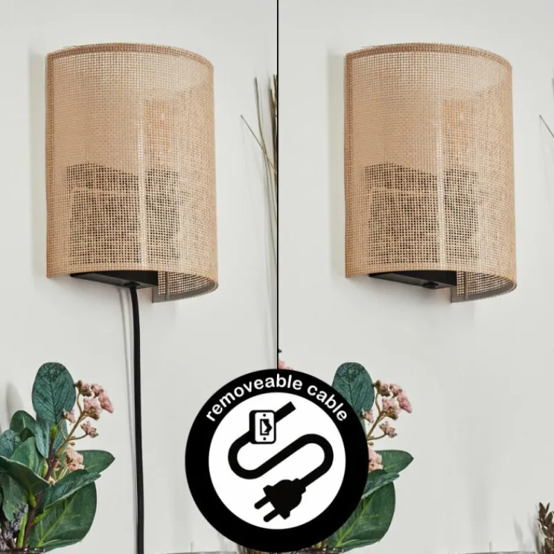 Luminaires Scandinaves-hofstein Labrujo Luminaire Up & Down, Applique murale Noir, 1 lumière