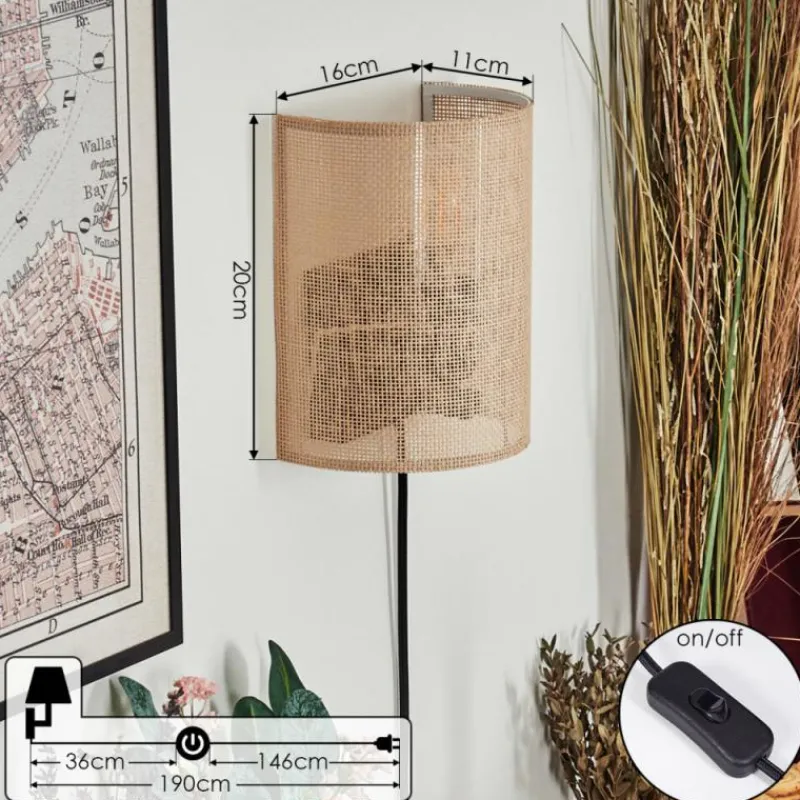 Luminaires Scandinaves-hofstein Labrujo Luminaire Up & Down, Applique murale Noir, 1 lumière