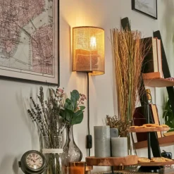 Luminaires Scandinaves-hofstein Labrujo Luminaire Up & Down, Applique murale Noir, 1 lumière