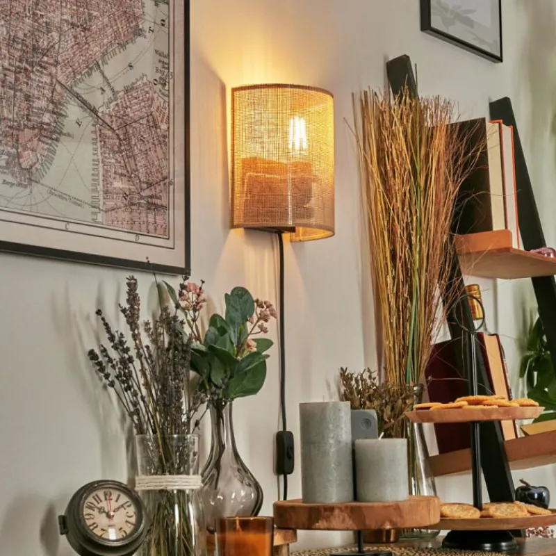 Luminaires Scandinaves-hofstein Labrujo Luminaire Up & Down, Applique murale Noir, 1 lumière