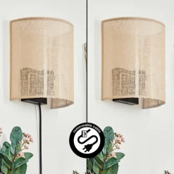Luminaires Scandinaves-hofstein Labrujo Luminaire Up & Down, Applique murale Noir, 1 lumière