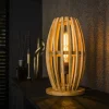 Lampes En Bois-hofstein Laceiras Lampe à poser Écru, 1 lumière