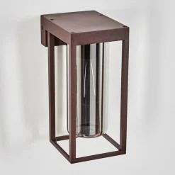 Suspension Verre Fumé-hofstein Lagarelhos Lampe murale d´extérieur Rouille, 1 lumière