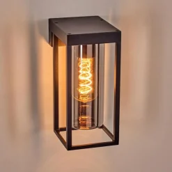 hofstein Lagarelhos Luminaire extérieur, Lampe murale d´extérieur Noir, 1 lumière