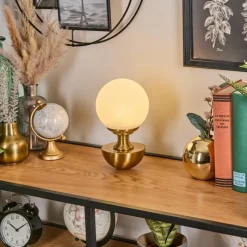 hofstein Lakolk Lampe à poser LED Laiton, 1 lumière