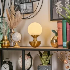 hofstein Lakolk Lampe à poser LED Laiton, 1 lumière