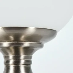 hofstein Lakolk Lampe à poser LED Nickel mat, 1 lumière