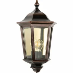 Luminaires LCD Lalling Applique murale Cuivre, Noir, 1 lumière