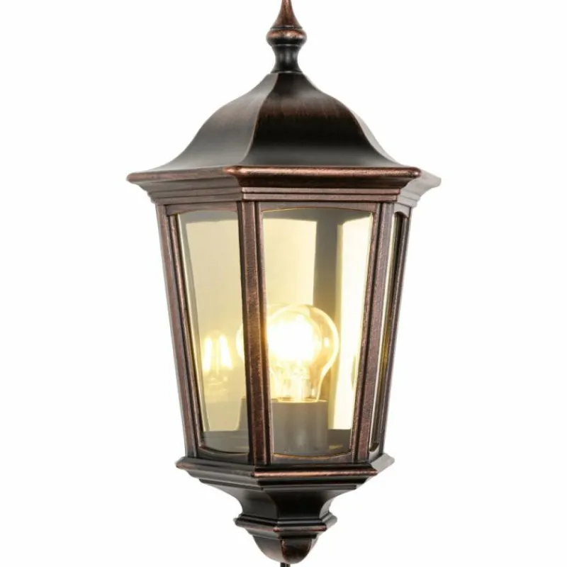 Luminaires LCD Lalling Applique murale Cuivre, Noir, 1 lumière