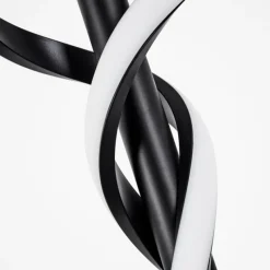 hofstein Lampadaire Alvarim LED Noir, 1 lumière