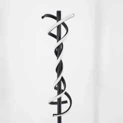 hofstein Lampadaire Alvarim LED Noir, 1 lumière