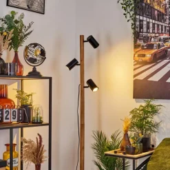 Luminaires Scandinaves-hofstein Lampadaire Arbrentin Écru, Noir, 3 lumières