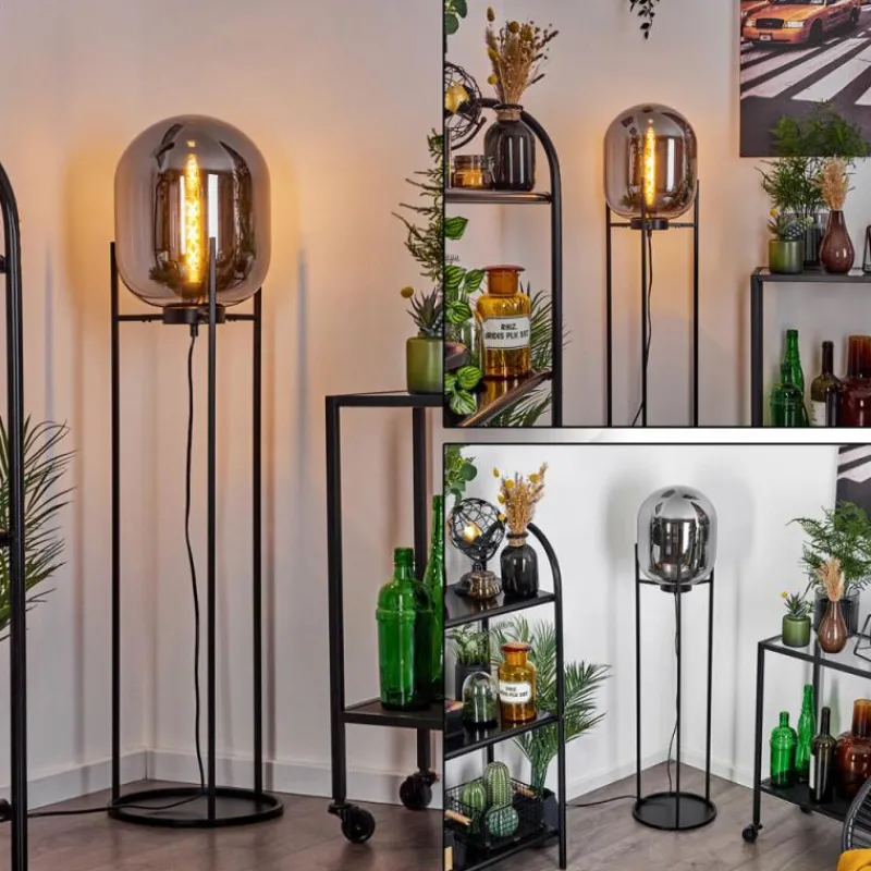 hofstein Lampadaire Arieux Noir, 1 lumière