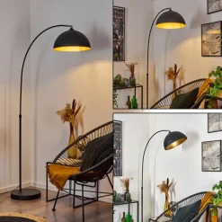 hofstein Lampadaire Beles Noir, 1 lumière